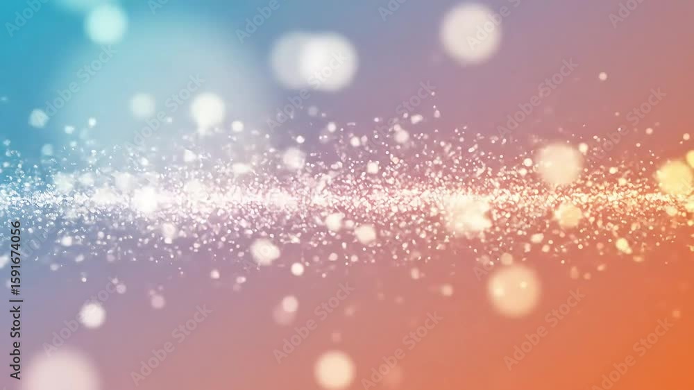 Poster colorful abstract background with sparkling lights creating a dreamy atmosphere for design use