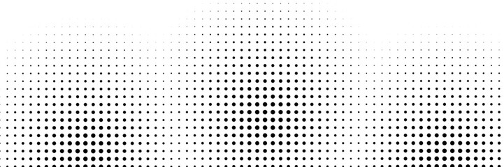 Grunge halftone gradient background. Faded grit noise texture. White and black sand wallpaper. Retro pixelated backdrop. Anime or manga style comic overlay. Vector graphic design textured template