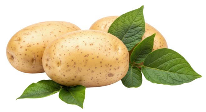 Isolated Potatoes