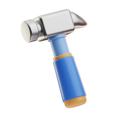 Hammer with Blue Handle