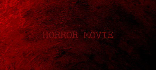 horror movie sign
