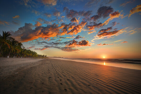 beach Nosara Guanacaste Costa Rica - Powered by Adobe