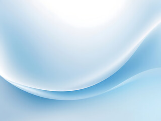 Abstract blue and white soft blur gradient, clean minimalist background, ai