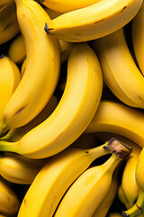 Fresh ripe bananas close-up. Healthy tropical fruit concept.
