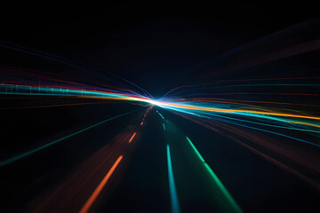 Technology digital light wave background illustration