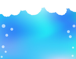 チラシに使えるポップでかわいいサイダーのフレーム背景　
