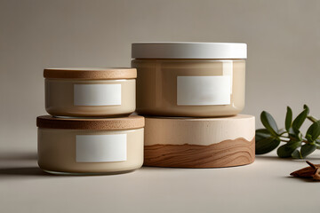Premium luxury beauty product cream jar