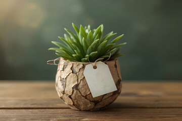 Eco-friendly plant pots, souvenirs for decorating the interior of the room