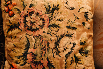Antique pillow with embroidery from Hungary