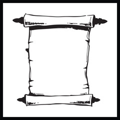 old scroll paper