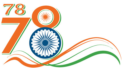 Celebrating 78 years commemorative design