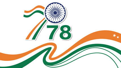 Indian commemorative graphic design 78