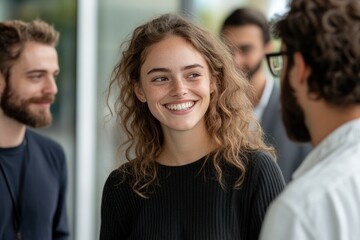 Business Group Collaborating on Idea Discussion