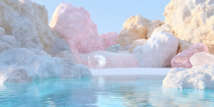 HD glacier nature creative wallpaper