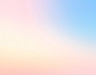 Obraz premium Pastel Gradient Soft Pink, Blue, and Yellow Hues for Serene Backgrounds and Minimalist Designs, perfect for website, social media, marketing