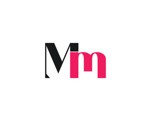 creative letter Mm logo design vector