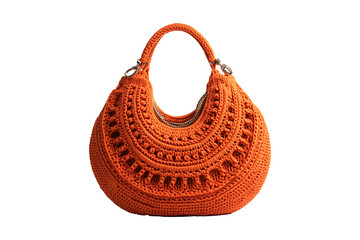 Tangerine tango crochet hobo bag high quality realistic image