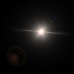 A star s radiant light breaks through the void igniting the imagination and symbolizing hope amid darkness with strong