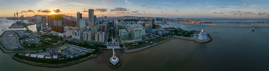 Obraz premium Macau Cityscape at Sunset