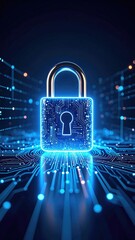 Digital lock on circuit board (1)