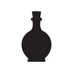 Potion silhouette vector flat illustration design