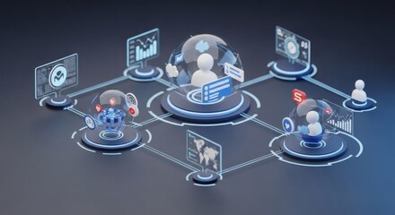 High-Quality 3D Financial Market and Investment Graphics with Charts, Analytics, Data Interfaces, Fintech Icons, and Trading Visuals – Perfect for Stock Market, Banking, and Business Projects