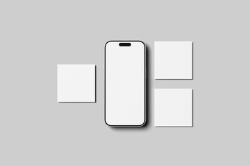 Instagram Post Blank Mockup template