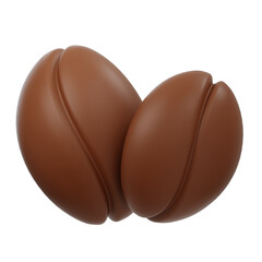 Fototapeta premium 3D Close-up of coffee beans, ideal for culinary, confectionery, or food product promotions.