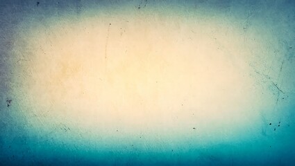 Vintage Textured Background with Warm Central Light and a Dark Teal Blue Vignette Effect