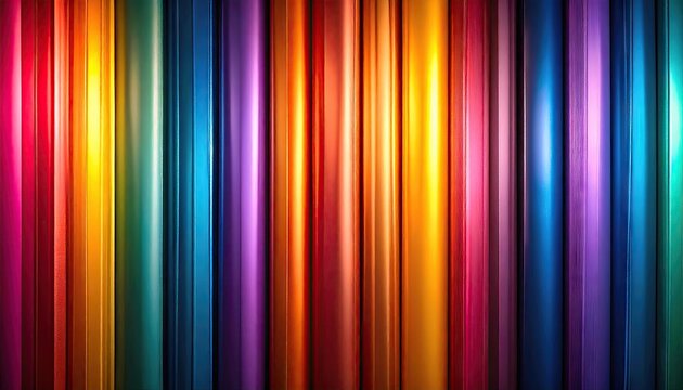Vibrant vertical rainbow stripes