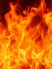 Time-lapse of flames rising, capturing movement and intensity