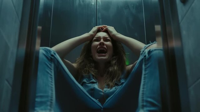 Emotional moment: mental struggle, internal fear, anxious reaction, stressful mind, panic trigger, silent breakdown, sudden overwhelm, nervous episode, psychological signal, solitary burden