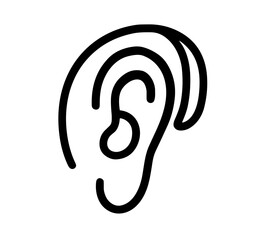 Ear icon representing inclusive Disability & Accessible Living concept  