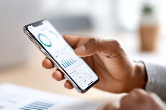 Managing personal finances through an app for effective budgeting and expense tracking