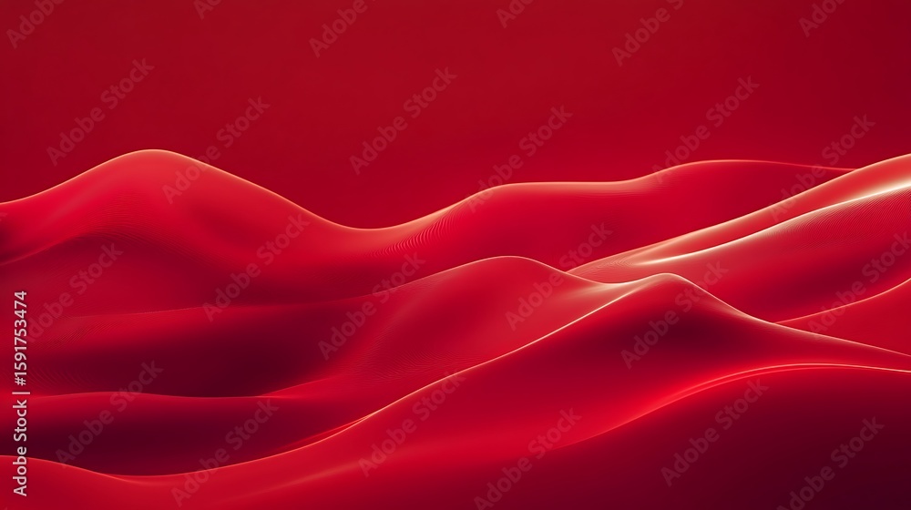 Poster abstract red wavy lines texture background for modern design concepts