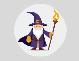 Cartoony wizard