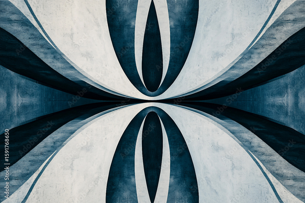 Poster abstract geometric pattern vibrant and dynamic geometric shapes in a kaleidoscope of colors generati
