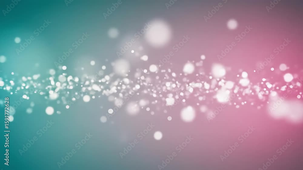 Aufkleber soft bokeh lights creating a dreamy atmosphere with a gradient background for creative design use