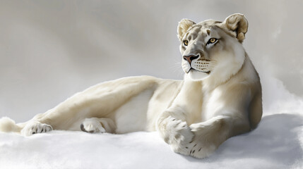 Obraz premium Majestic lion in its natural habitat: bigcat, wildlife, feline, majestic, nature, predator, animal, fur, hunter