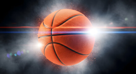 Obraz premium Dynamic Basketball Image: Action, Energy, and Sport