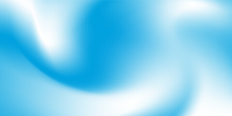Beautiful clouds, abstract white and blue color gradient background. Vector mesh.