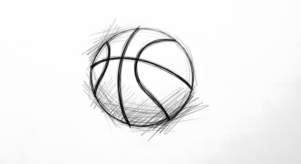 Sketch of a Basketball: A Simple yet Powerful Drawing