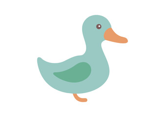 Obraz premium Duck Vector, Duck Icon Illustration