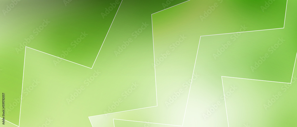 Canvas Prints abstract soft green gradient geometric background design