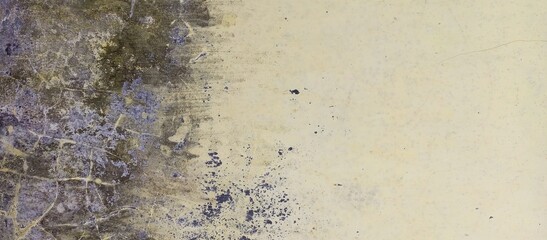 Grunge wall texture with peeling paint and copy space