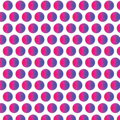 Repeating Gradient Spheres Vibrant Abstract Composition