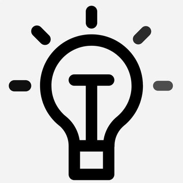 Animated Idea / Light Bulb Icon
