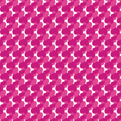 Abstract Pink Petal Motif Repeating Floral Arrangement