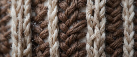  Aran Inspiration Close Up of a Highly Textured Knit Sweater