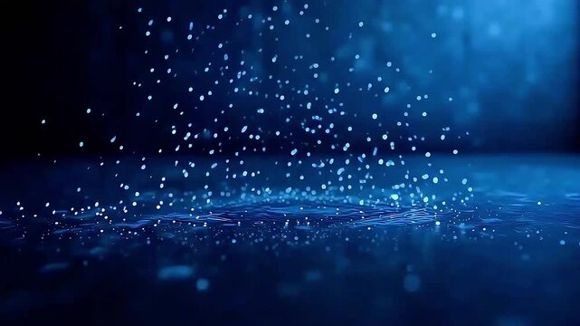 Cinematic animation of a Bitcoin coin dissolving into digital particles. A futuristic concept representing cryptocurrency volatility, market crash risk, and the dematerialization of money.
